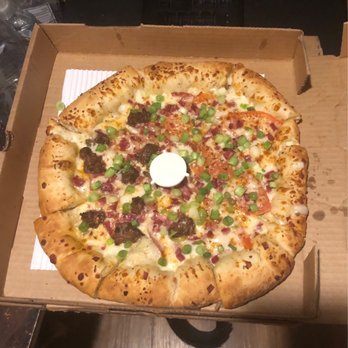 Antelope Pizza House - Medium stuffed crust Bacon Deluxe half no sausage the other half no tomato. - Pizza Near Me - Antelope, California Antelope Pizza House - Medium stuffed crust Bacon Deluxe half no sausage the other half no tomato. - Pizza Near Me - Antelope, California