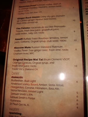 Menu photo 6 The Hedley Club San Jose, CA