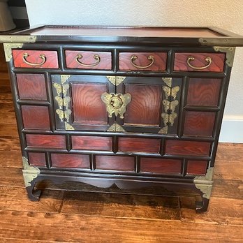 Colonial Van Lines - Antique Asian chest - Movers Near Me - Pompano Beach, Florida