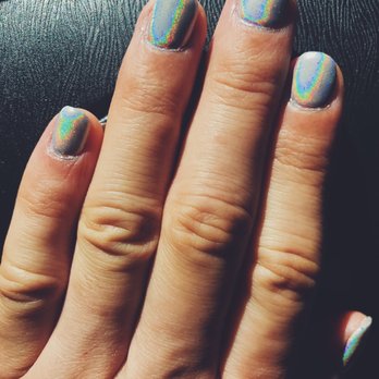 A Nail & Spa - Chrome gel manicure perfection by Eva. She's great! - Nail Salons Near Me - Burbank, California