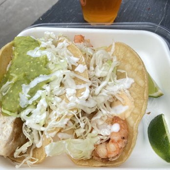 Beach & Taco Shack - Mahi Mahi and shrimp taco - Tacos Near Me - Coronado, California Beach & Taco Shack - Mahi Mahi and shrimp taco - Tacos Near Me - Coronado, California