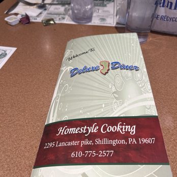 Deluxe Diner - Menu cover - Greek Near Me - Shillington, Pennsylvania Deluxe Diner - Menu cover - Greek Near Me - Shillington, Pennsylvania