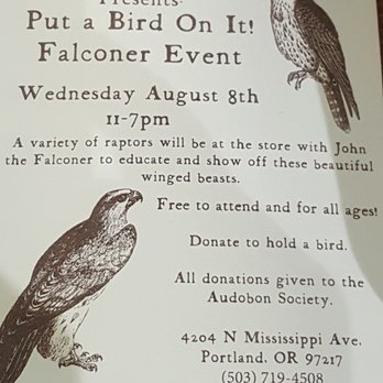 Paxton Gate - 8/8/2018 - Put a Bird on It Falconer Event - Home Decor Near Me - Portland, Oregon Paxton Gate - 8/8/2018 - Put a Bird on It Falconer Event - Home Decor Near Me - Portland, Oregon