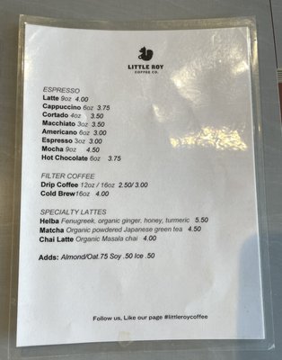 Menu photo 3 Little Roy Coffee Brooklyn, NY Menu photo 3 Little Roy Coffee Brooklyn, NY