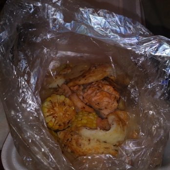 Longwood Fish Corp - Basa fillet, salmon, corn and potatoes - Seafood Near Me - Brooklyn, New York
