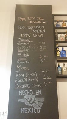 Menu photo 3 La Mezcalería València, V