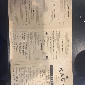 Tag's Cafe - Menu - Cafes Near Me - Cincinnati, Ohio