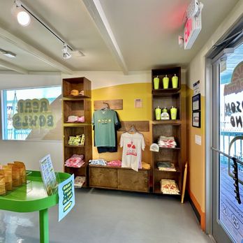 JuiceLand - Merchandise area inside the front door. - Juice Bars & Smoothies Near Me - Austin, Texas JuiceLand - Merchandise area inside the front door. - Juice Bars & Smoothies Near Me - Austin, Texas