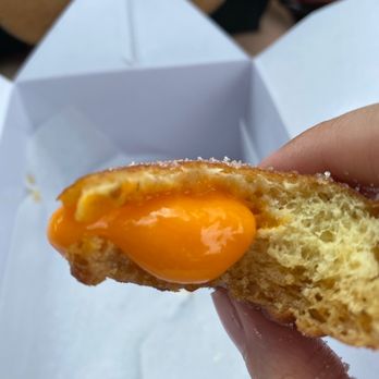 Liliha Bakery - Lilikoi passion fruit malasada donut - Bakeries Near Me - Honolulu, Hawaii Liliha Bakery - Lilikoi passion fruit malasada donut - Bakeries Near Me - Honolulu, Hawaii