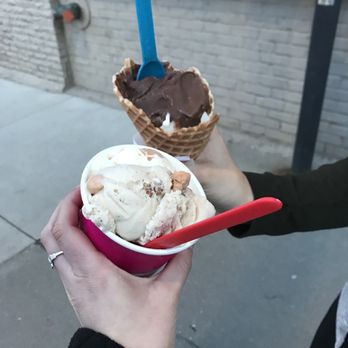 Ivanna Cone - Chicken and waffles ice cream and Dutch chocolate! Delicious - Ice Cream & Frozen Yogurt Near Me - Lincoln, Nebraska