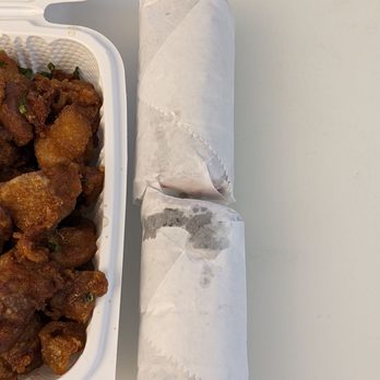 Ige's Lunchwagon & Catering - showing you the maki sushi half-rolls in comparison to the plate lunch size. - Caterers Near Me - Aiea, Hawaii Ige's Lunchwagon & Catering - showing you the maki sushi half-rolls in comparison to the plate lunch size. - Caterers Near Me - Aiea, Hawaii