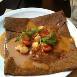 Crêperie La Sarrazine - Galette Noix de Saint Jacques à la fondue de poireaux