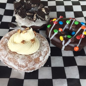 The Donut Kitchen - Cookies n cream, Chocolate M&M, & Italian cream cake! - Donuts Near Me - McKinney, Texas
