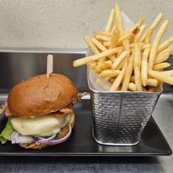 Chicken Club and Fries