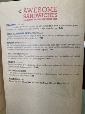 Menu photo 3 Pizza Factory Murrieta, CA Menu photo 3 Pizza Factory Murrieta, CA