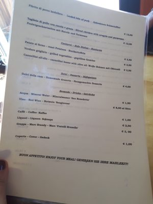 Menu photo 1 La Bracia San Marcello Pistoiese, PT