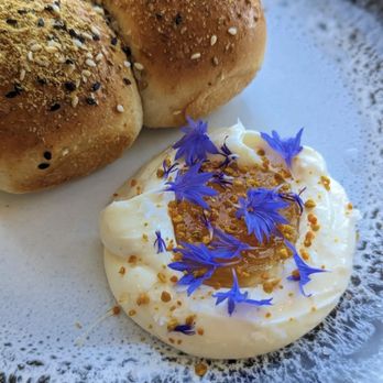 Driftwood - Lavender and honey whipped butter served with homemade rolls. - Seafood Near Me - Seattle, Washington Driftwood - Lavender and honey whipped butter served with homemade rolls. - Seafood Near Me - Seattle, Washington
