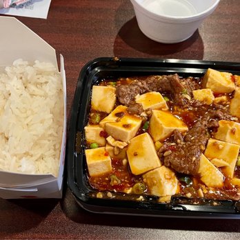 China West Express - Small Mapo Tofu Tray - Chinese Near Me - Tustin, California China West Express - Small Mapo Tofu Tray - Chinese Near Me - Tustin, California