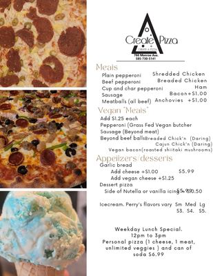Menu photo 3 Create A Pizza Rochester, NY
