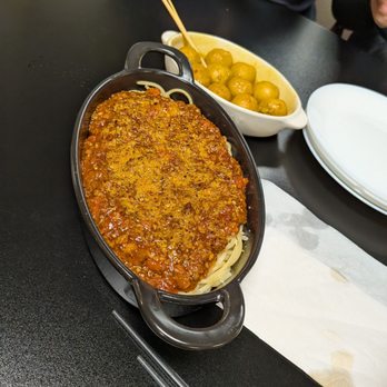 LetsSweet Kitchen - Spaghetti with cheesy meat sauce, kid's menu - Noodles Near Me - San Francisco, California