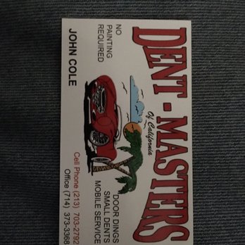Dent Masters - Business Card - Mobile Dent Repair Near Me Dent Masters - Business Card - Mobile Dent Repair Near Me