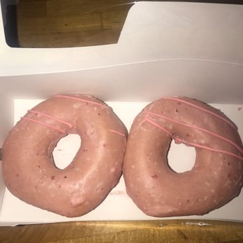 Krispy Kreme - Strawberry glazed , strawberry Kreme filled - Coffee & Tea Near Me - Portsmouth, Virginia Krispy Kreme - Strawberry glazed , strawberry Kreme filled - Coffee & Tea Near Me - Portsmouth, Virginia