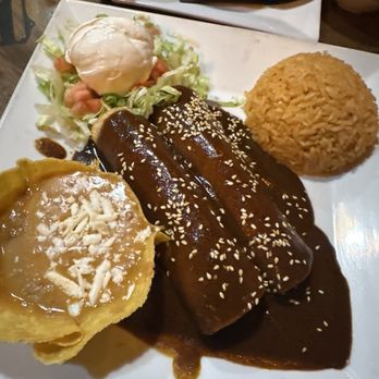 Bandidos Mexican Restaurant - Mole enchiladas - Mexican Near Me - Attleboro, Massachusetts