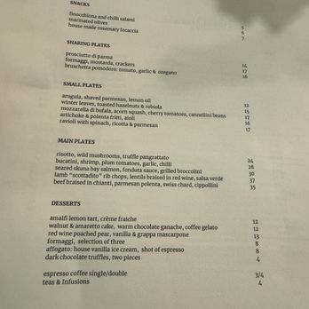 Gia - Menu - Italian Near Me - Minneapolis, Minnesota