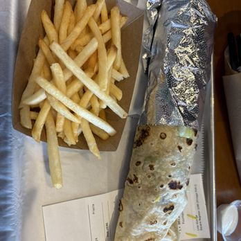 The Kebab Shop - Fries & Chicken wrap - Mediterranean Near Me - Houston, Texas The Kebab Shop - Fries & Chicken wrap - Mediterranean Near Me - Houston, Texas
