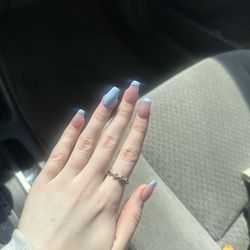 BN Nails - Blue French tips by BN nails