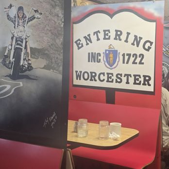 Miss Worcester Diner - Booth in diner - Diners Near Me - Worcester, Massachusetts Miss Worcester Diner - Booth in diner - Diners Near Me - Worcester, Massachusetts