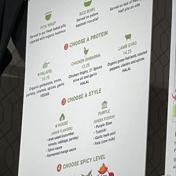 Falafel Salam - Menu pt. 1 - Mediterranean Near Me - Seattle, Washington