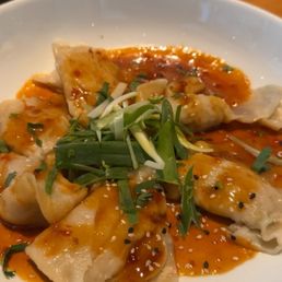 Szechuan chicken dumplings Szechuan chicken dumplings