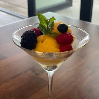 The Terrace - Mango sorbet - Breakfast & Brunch Near Me - Irvine, California The Terrace - Mango sorbet - Breakfast & Brunch Near Me - Irvine, California