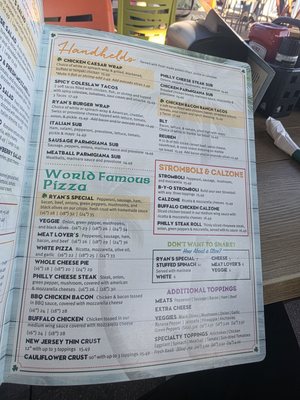 Menu photo 4 Ryan's Pizza & Pub Cocoa, FL Menu photo 4 Ryan's Pizza & Pub Cocoa, FL