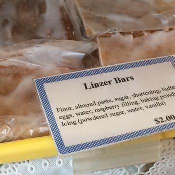 New Glarus Bakery - Linzer Bars...DELICIOUS. - Bakeries Near Me - New Glarus, Wisconsin