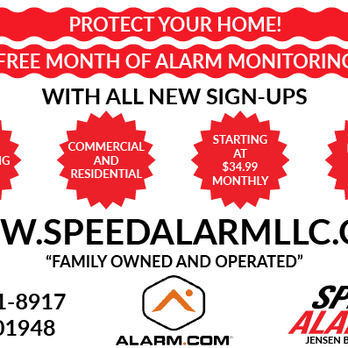 Speed Alarm - Get your free month - Security Systems Near Me