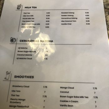 The Urban Pearl - Menu at the counter - Coffee & Tea Near Me - Fresno, California The Urban Pearl - Menu at the counter - Coffee & Tea Near Me - Fresno, California