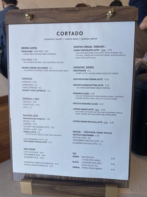 Menu photo 8 Cortado Coffee Garden Grove, CA Menu photo 8 Cortado Coffee Garden Grove, CA