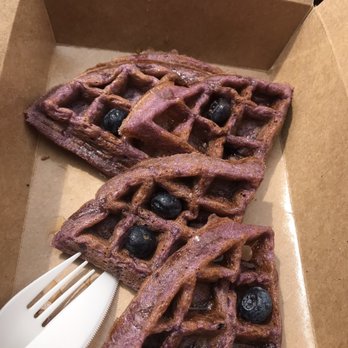 SPRO - Japanese blueberry mochi waffle - Coffee & Tea Near Me - San Francisco, California
