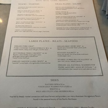 Aerlume - Food menu - New American Near Me - Seattle, Washington Aerlume - Food menu - New American Near Me - Seattle, Washington
