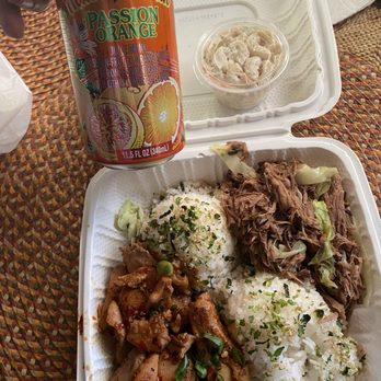 Got Plate Lunch - e'lua combo + passion orange drink - Hawaiian Near Me - Benicia, California Got Plate Lunch - e'lua combo + passion orange drink - Hawaiian Near Me - Benicia, California