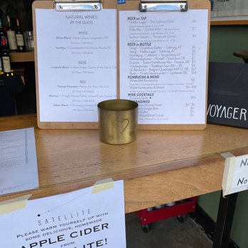 Satellite - Drink menu - Wine Bars Near Me - Santa Barbara, California