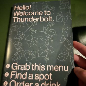 Thunderbolt - Menu - Bars Near Me - Los Angeles, California Thunderbolt - Menu - Bars Near Me - Los Angeles, California