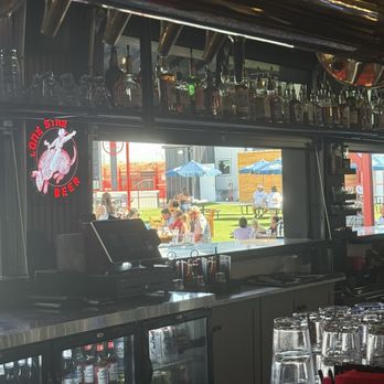 My Stomping Grounds - Indoor bar looking outside - Music Venues Near Me - Haltom City, Texas