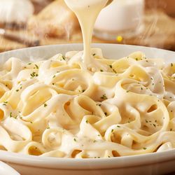 Olive Garden Italian Restaurant - Fettuccine Alfredo: Our signature alfredo made fresh in-house every day, served over fettuccine.