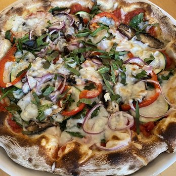 Pizzeria Paradiso Spring Valley - YUM! Vegan pizza with veggies and Follow Your Heart non-dairy cheese - Pizza Near Me - Washington, DC, District of Columbia Pizzeria Paradiso Spring Valley - YUM! Vegan pizza with veggies and Follow Your Heart non-dairy cheese - Pizza Near Me - Washington, DC, District of Columbia