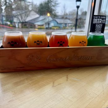 Great Notion Brewing - Beaverton - Flight - Breweries Near Me - Portland, Oregon Great Notion Brewing - Beaverton - Flight - Breweries Near Me - Portland, Oregon