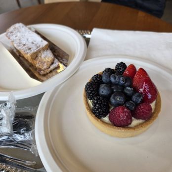 The French Workshop - Mixed fruit tart and millie feuille - Desserts Near Me - Garden City, New York