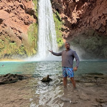 Mooney Falls - Another waterfall in the desert. - Hiking Near Me - Supai, Arizona Mooney Falls - Another waterfall in the desert. - Hiking Near Me - Supai, Arizona